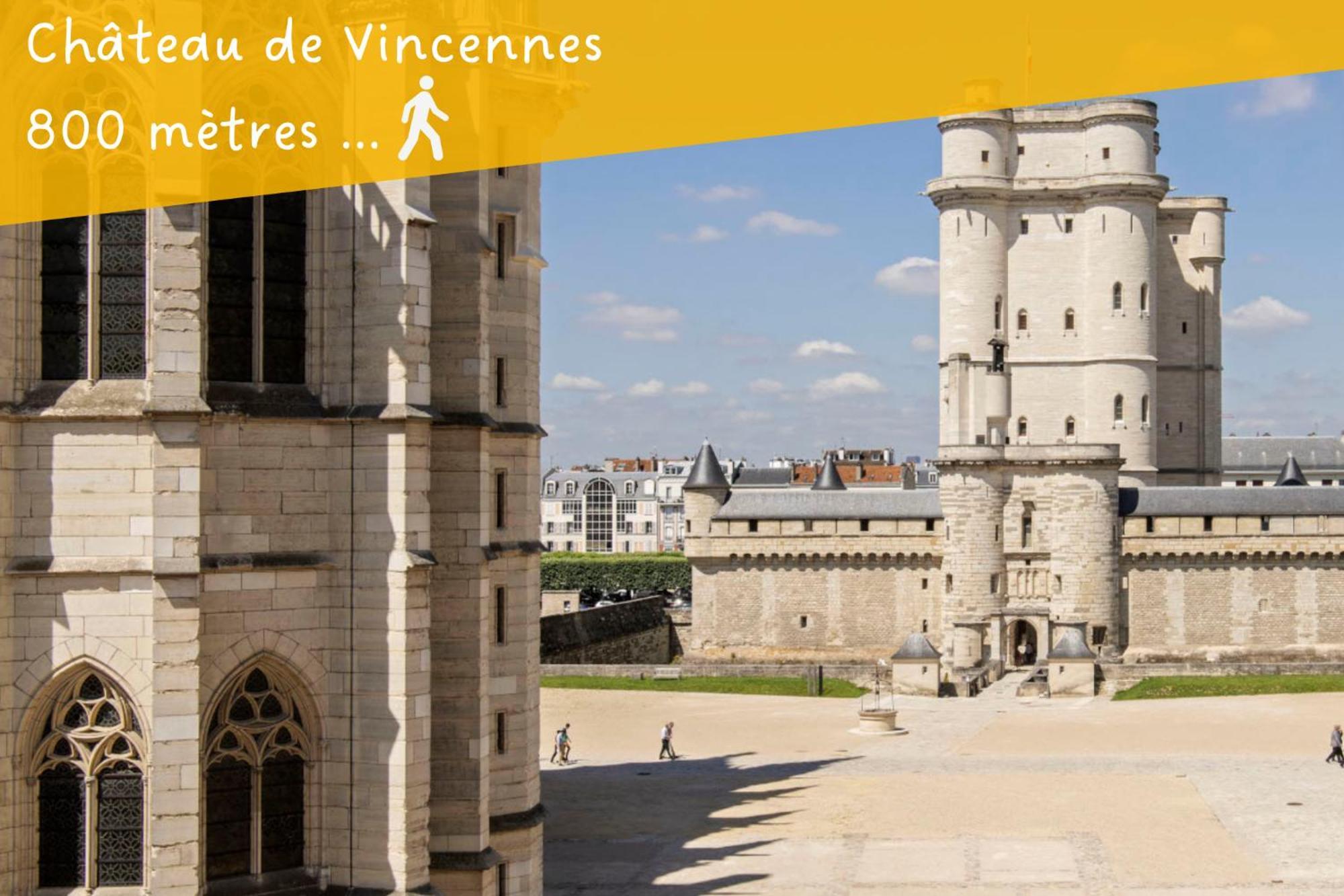 Appartement Entier Calme - Parking Free - Proche Paris Et Chateau - Wifi Hd Vincennes Ngoại thất bức ảnh